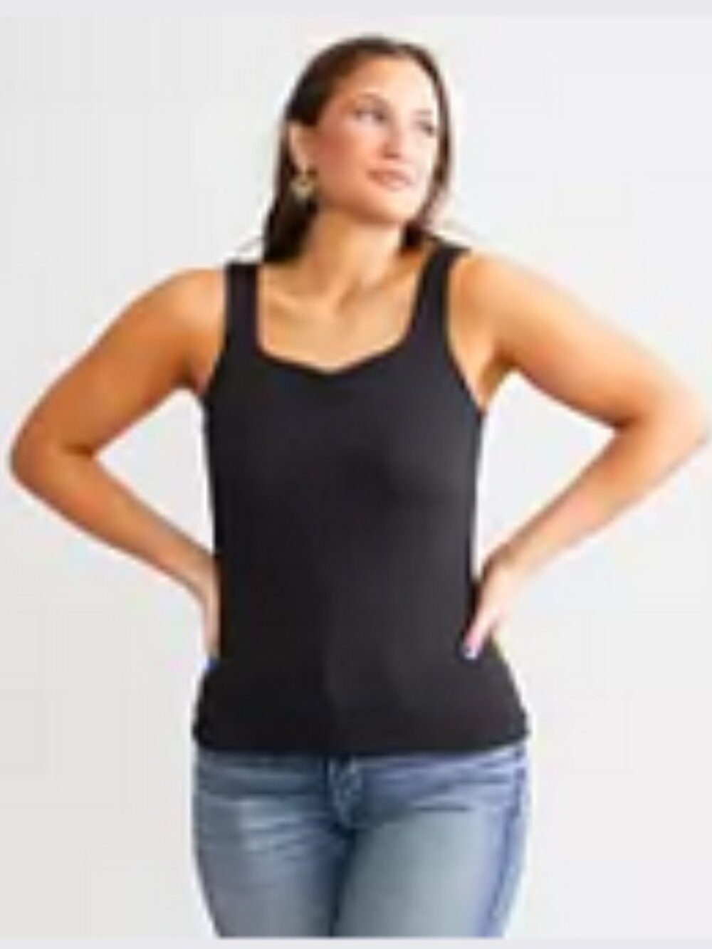 Buckle Women's Black Shapewear Tank Top XXL